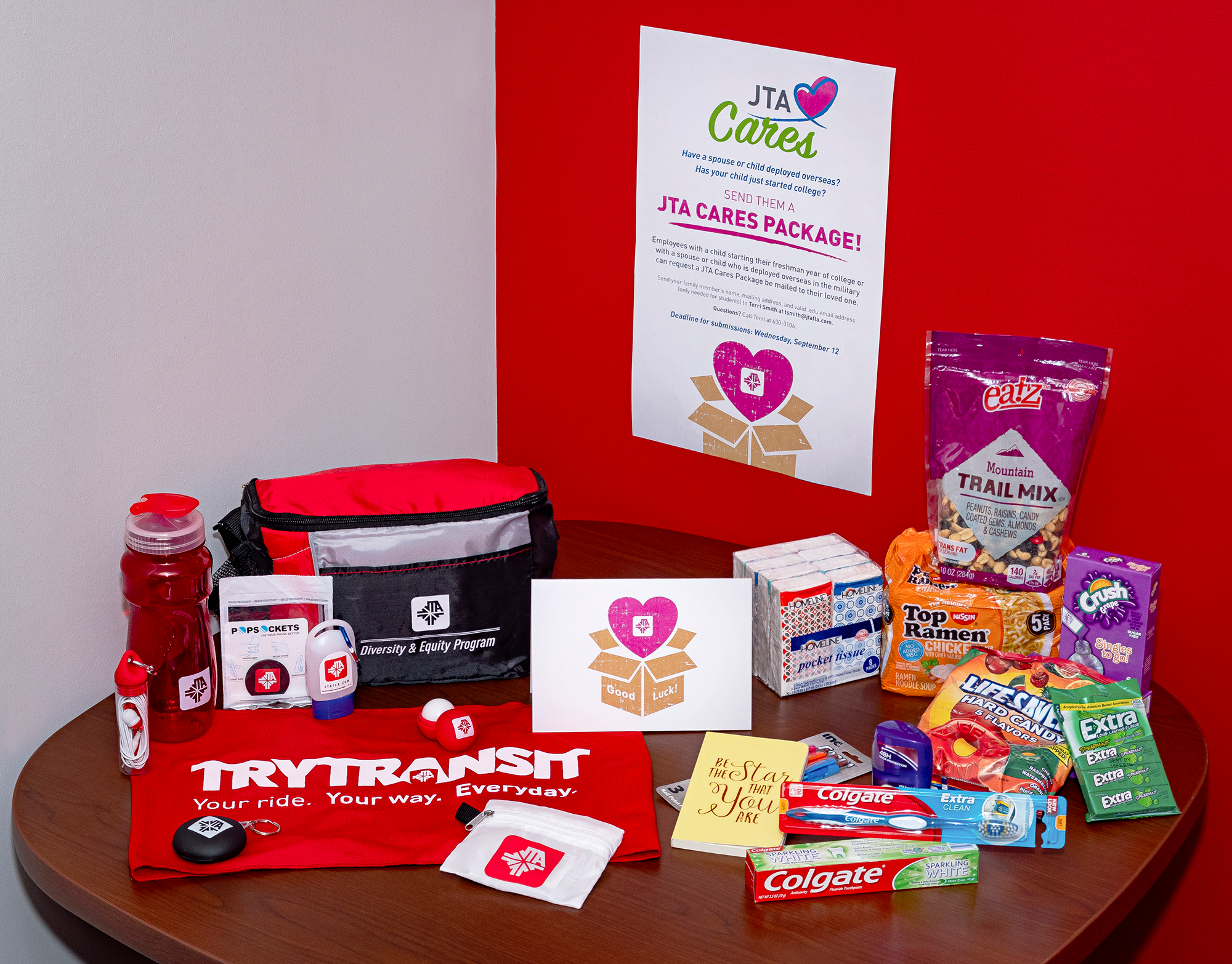 JTA Cares Package for Military Spouses and Children