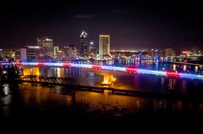 Acosta Bridge lights to honor Juneteenth
