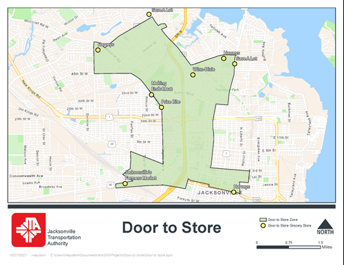 Door to Store Map